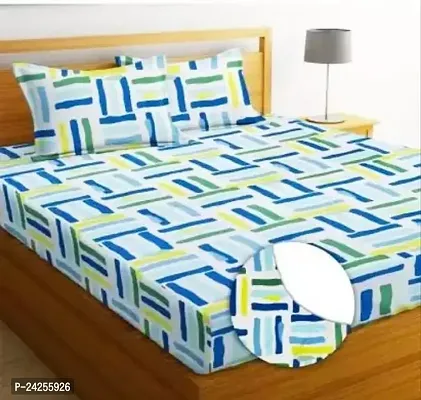 Stylish best Quality Cotton Double Bedsheet with 2 Pillow Cover