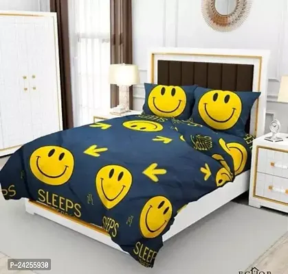 Stylish best Quality Cotton Double Bedsheet with 2 Pillow Cover