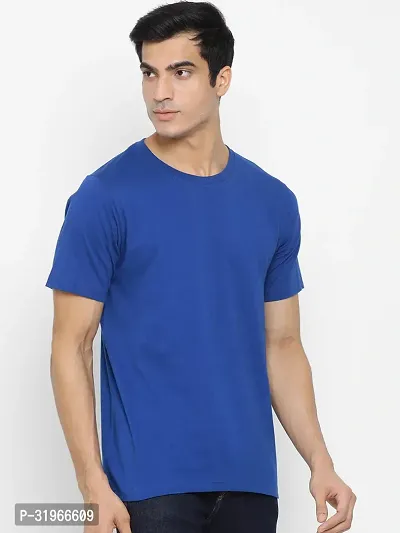 Crew Round Neck Pure Cotton Half Sleeve T-Shirt For Men-thumb4