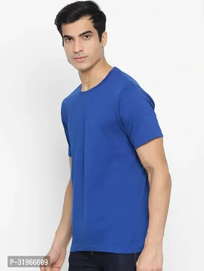 Crew Round Neck Pure Cotton Half Sleeve T-Shirt For Men-thumb5