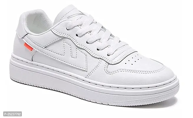 Stylish White Synthetic Shoes For Men-thumb2