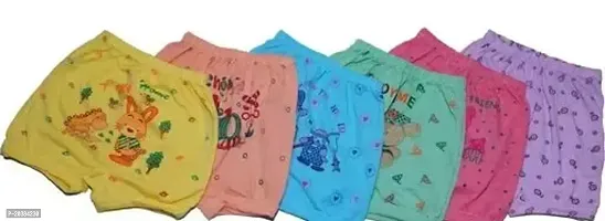 Elegant Multicoloured Cotton Printed Shorts For Boys Pack Of 6