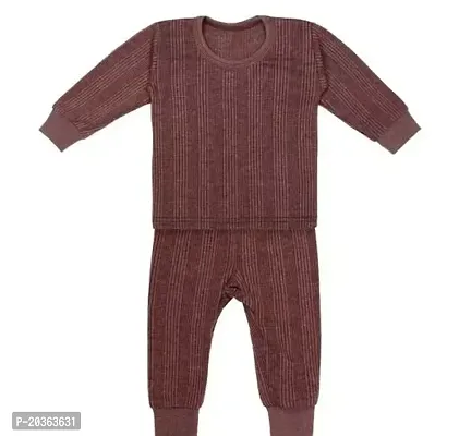 Stylish Brown Cotton Blend Sleep Wear Pack Of 1