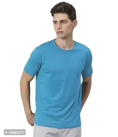 Men Regular Fit Polyester T-Shirt-thumb0