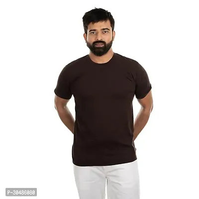 Men Regular Fit Polyester T-Shirt-thumb0