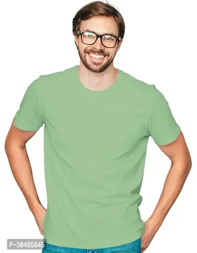 Men Regular Fit Polyester T-Shirt-thumb0