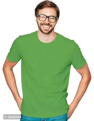 Men Regular Fit Polyester T-Shirt-thumb0