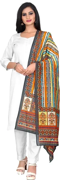 Stylish Fancy Cotton Blend Dupattas For Women