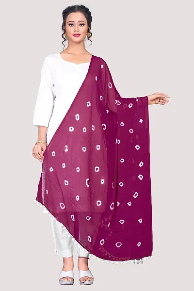 Stylish Chiffon Bandhani Dupatta