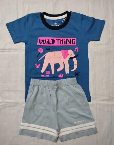 Stylish Fancy T-Shirts With Shorts Sets For Boys