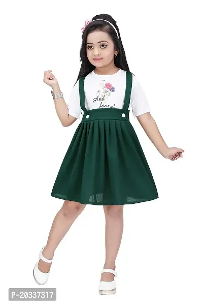 LINK KWALITY Princess Fancy Girls Frocks  Dresses (2-3 Years, Green)