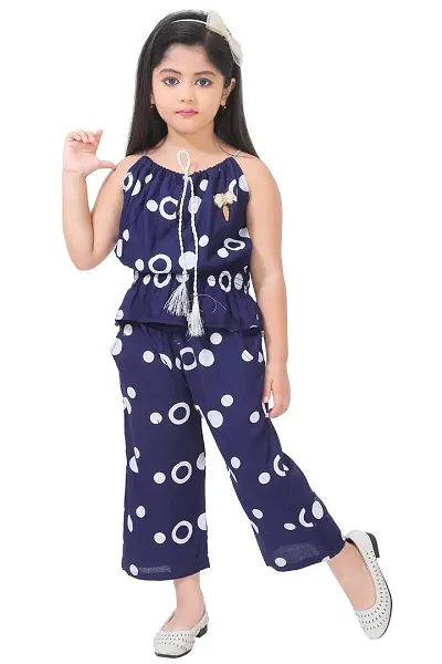 LINK KWALITY Girls Party(Festive) Girls Look New & Latest Fashion Top with PANT Dress Set
