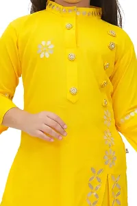 Girls Festive  Party Kurta and Palazzo Set  (Blue Pack of 1)-thumb3