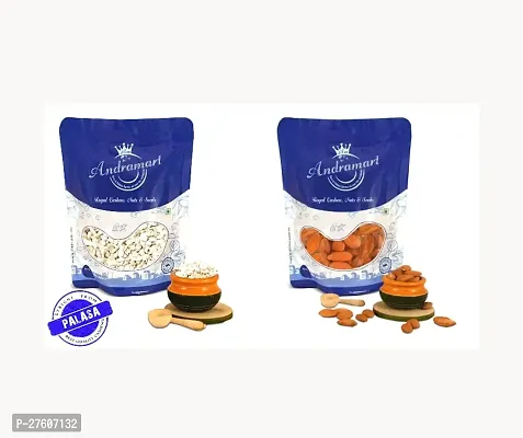 Combo Pack Of 200 Gms Premium Split Cashews With Almond-thumb0