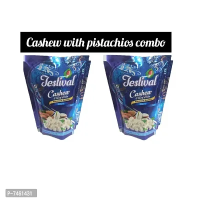 AndraMart Combo Pack of Cashew (Kaju) With Pistachios 200gm (2X100)-thumb4