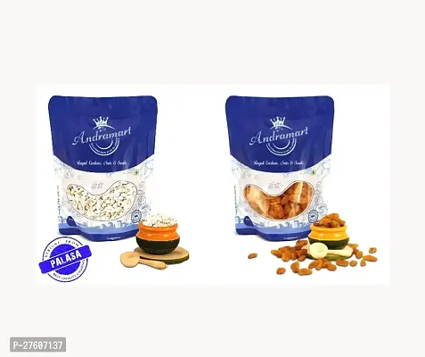 Combo Pack Of 1 Kg Premium Split Cashews With Raisons