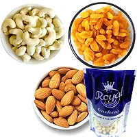 Combo Pack Of 300 Gm Premium Tandoori Cashews , Raisons, Almond-thumb2