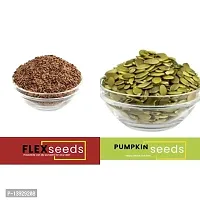 Andramart Raw Flax And Pumpkin Mixed Combo Seeds 500 Gm-thumb1