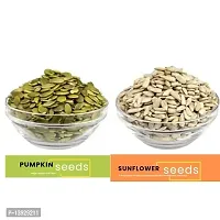 Andramart Raw Pumpkin And Sunflower Mixed Combo Seeds 500 Gm-thumb1