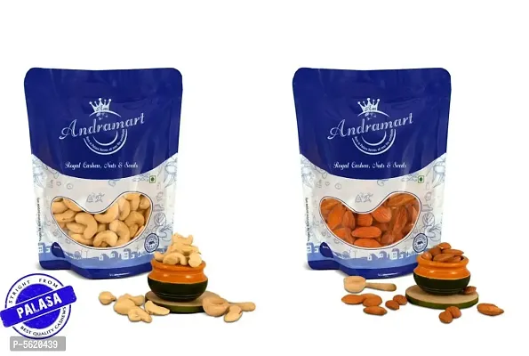 AndraMart Combo Pack Cashew With Almonds- 500 Gms-thumb1