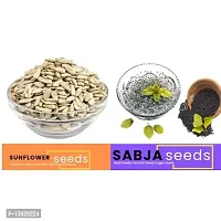 Andramart Raw Sunflower And Basil  Mixed Combo Seeds 1000 Gm-thumb1