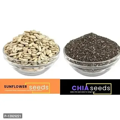 Andramart Raw Sunflower And Chia  Mixed Combo Seeds 1000 Gm-thumb2