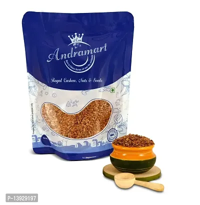 Andramart Raw Flax Seeds - Heart Healthy 500 Gm-thumb0