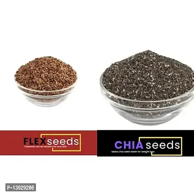 Andramart Raw Flax And Chia Mixed Combo Seeds 500 Gm-thumb3
