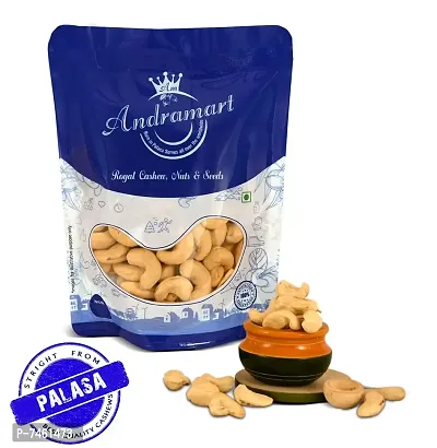 AndraMart Premium Plain Roasted And Salted Cashew (Kaju) 100gm-thumb0