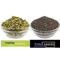 Andramart Raw Pumpkin And Chia Mixed Combo Seeds 1000 Gm-thumb1