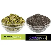 Andramart Raw Pumpkin And Chia  Mixed Combo Seeds 500 Gm-thumb2