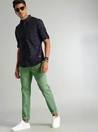 Green Cotton High Rise For Men-thumb3