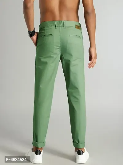 Green Cotton High Rise For Men-thumb2