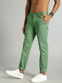 Green Cotton High Rise For Men-thumb2