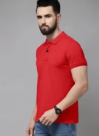 Classic Cotton Blend Solid Tshirt for Men-thumb1