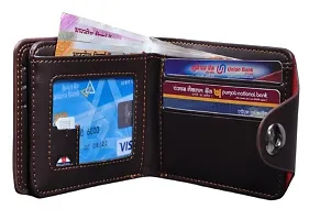 fashlook black brown fashlook megnet wallet for men-thumb1