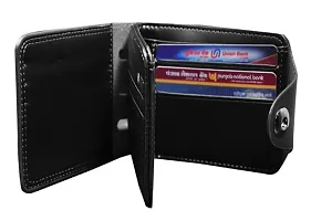 fashlook black brown fashlook megnet wallet for men-thumb2