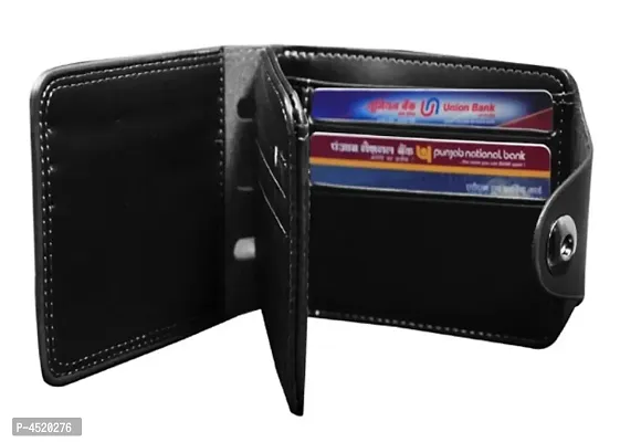 fashlook combo of 2 black fashlook megnet wallet for men-thumb2