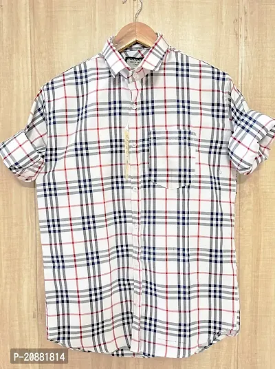 Classic Cotton Blend Casual Shirts for Men-thumb0