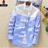 Stylish Fancy Cotton Casual Shirts For Men-thumb1