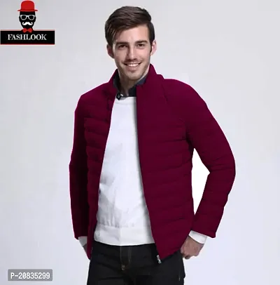 Stylish Solid Polyester Long Sleeves Jacket-thumb0