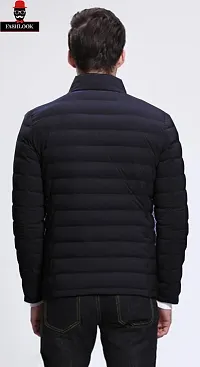Stylish Solid Polyester Long Sleeves Jacket-thumb1