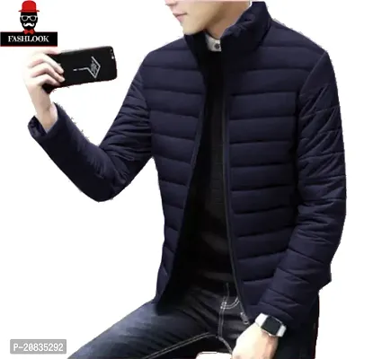 Stylish Solid Polyester Long Sleeves Jacket-thumb0