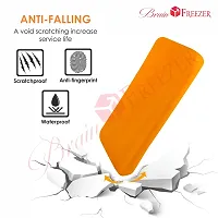 Brain Freezer Silicon Soft Cover Case Compatible with Redmi Power Bank 10000 mAh (Orange) [Device Not Included]-thumb4