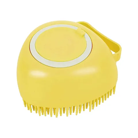 Silicon Square Massage Bath Brush Hair Scalp & Bathing Brush For Cleaning Body Scrubber Shampoo Dispenser Bathing Tool | Brushes, Men & Women