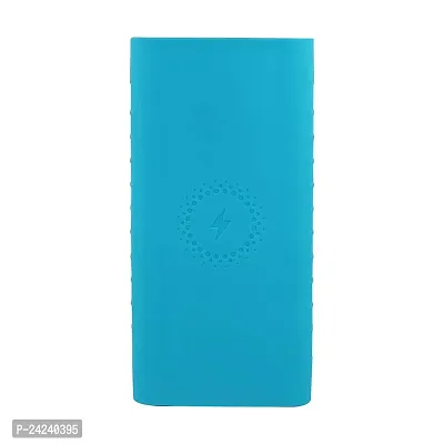 Brain Freezer Silicon Soft Case Compatible with Mi Power Bank 3i 10000 mAh/Mi Wireless Power Bank 10000 mAh (Blue)