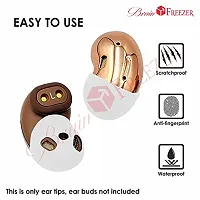 Brain Freezer Pack of 10 (Pcs) Silicone Ear Tips, Non-Slip Sound Leakproof Earbuds Accessories Case Compatible with Samsung Galaxy Buds Live White-thumb3