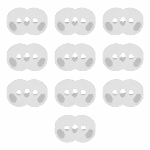 Brain Freezer Pack of 10 (Pcs) Silicone Ear Tips, Non-Slip Sound Leakproof Earbuds Accessories Case Compatible with Samsung Galaxy Buds Live White