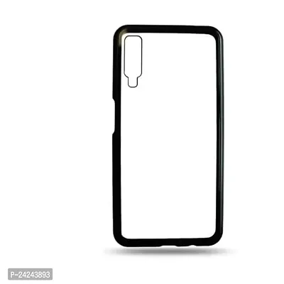 Brain Freezer Bumper Case with Clear Back Hard Panel Protective Case Cover Compatible with Samsung Galaxy A7 Black