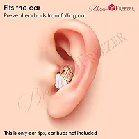 Brain Freezer Pack of 10 (Pcs) Silicone Ear Tips, Non-Slip Sound Leakproof Earbuds Accessories Case Compatible with Samsung Galaxy Buds Live White-thumb4